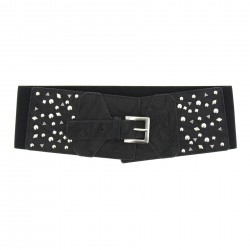 strech belt, rivets, sumie