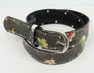 printed belt, FLower and...