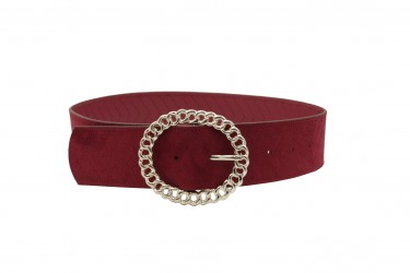 Ceinture large imitation daim