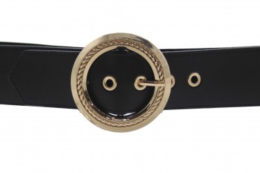 Women's elastic belt with...