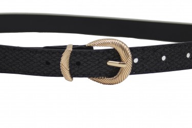 Shiny women's belt