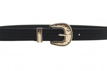 Women's faux leather belt
