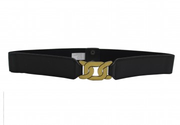 Thin women's elastic belt