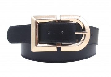 Women's faux leather belt