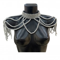 Shoulder body necklace with...