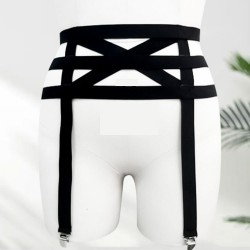 Stretch suspender belt