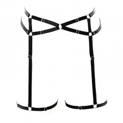 Women's elastic harness belt