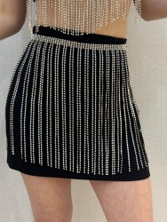 Shiny rhinestone skirt, JH1129