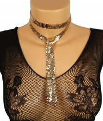 Collier, style paillette ,...