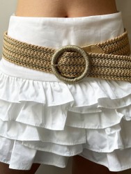 Braided Straw and Gold...