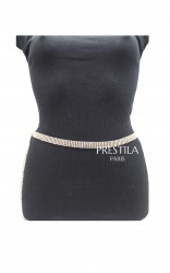 Ceinture femme chaine brillant