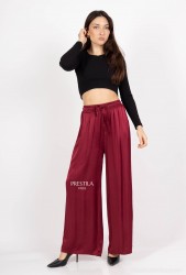 Wide Satin Trousers, Nathalie