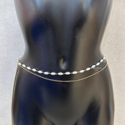 Chaine de Taille perles,...