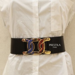 Elastic wide belt