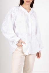 Chemise Fleur Brodée...