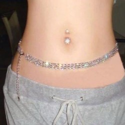 Ceinture Chaine Strass, JH0829