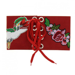 grossiste de Ceinture daim, fleurs oiseau, HD23